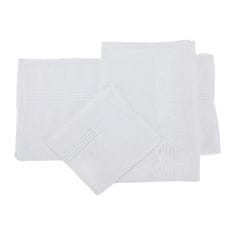 HOMESTYLING Ručníky KO-HD1001240 Sada 3 ks ručníků bílá