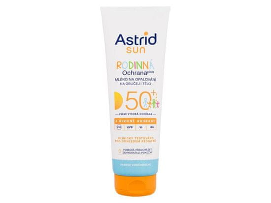 Astrid 250ml sun family milk spf50+