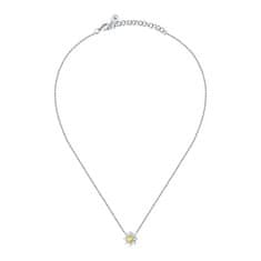 Morellato Půvabný stříbrný náhrdelník s kytičkou Tesori SAIW185