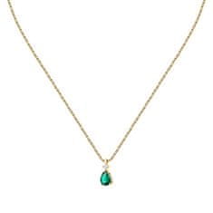 Morellato Slušivý pozlacený náhrdelník se zirkony Tesori SAIW190