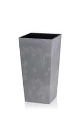 Dekorstyle Květináč Porto 46x25 cm šedý beton