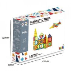 iMex Toys Magnetická stavebnice Magnetic Tiles 90ks