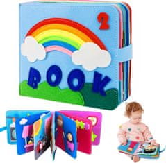 JOJOY® 3D Montessori kniha aktivit pro děti, senzorická knížka pro ráne učení | FIRSTBOOK