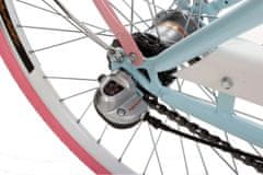 Goetze COLOURS dámské jízdní kolo, kola 26”, výška 150-165 cm, 3-rychlostní, modrorůžové