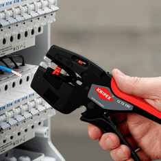 Knipex Multifunkční nástroj pro elektrikáře, lisování, odizolování, střihání - KNIPEX 12 72 190