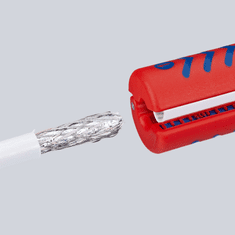 Knipex Nástroj k odizolování koaxiálních kabelů, pro průměry 4,8-7,5 mm - KNIPEX 16 60 100 SB