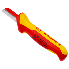 Knipex Nůž na kabely elektrikářský, izolovaný 1000V, čepel 50 mm - KNIPEX 98 54