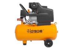 Hoteche Vzduchový kompresor 24 l 230 V, olejový jednoválcový - HOTECHE