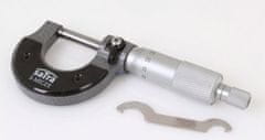 SATRA Mikrometr třmenový, rozsah 0 - 25 mm, dělení 0,01 mm - SATRA