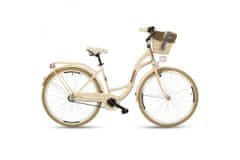 Goetze COLOURS dámské jízdní kolo, kola 28”, výška 160-185 cm, 3-rychlostní, krémová