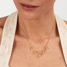 Morellato Luxusní pozlacený náhrdelník se zirkony Tesori SAIW207