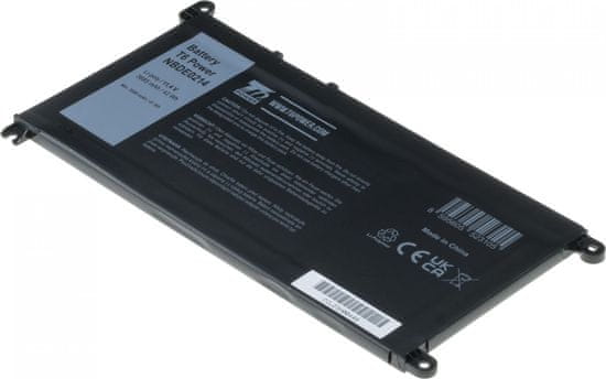 Baterie T6 Power pro Dell Inspiron 15 3583, Li-Poly, 11,4 V, 3685 mAh (42 Wh), černá