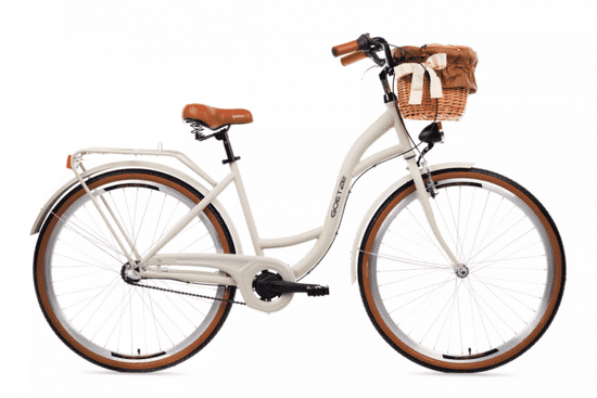 Goetze STYLE dámské jízdní kolo, kola 28”, výška 160-185 cm, 3-rychlostní, písková