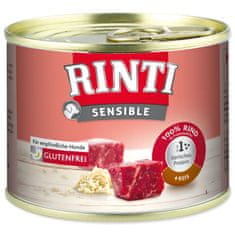 Rinti Konzerva Sensible Adult hovězí a rýže 185g