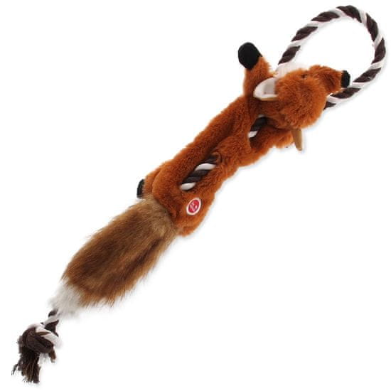 Skinneeez Hračka Dog Fantasy liška s provazem 57,5cm