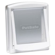 PetSafe Dvířka plastová s transparentním flapem bílá, výřez 18,5x15,8cm
