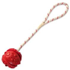 Trixie Hračka míč plovoucí gumový na provazu 7cm