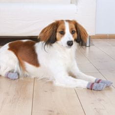 Trixie Ponožky protiskluzové šedé L 2ks