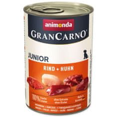 Animonda Konzerva Gran Carno Junior hovězí a kuře 400g