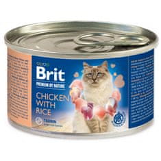 Brit Konzerva Premium by Nature kuře s rýží 200g