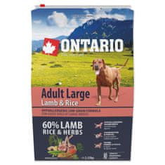 Ontario Krmivo Adult Large Lamb & Rice 2,25kg