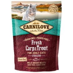 Carnilove Krmivo Cat Fresh Sterilized Carp & Trout 0,4kg