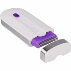 Netscroll Dámský holicí strojek pro mokré nebo suché holení, vhodný pro všechny části těla, USB nabíjení, LED světlo pro lepší viditelnost chloupků, velikost vhodná pro kabelku, SmoothTouch.