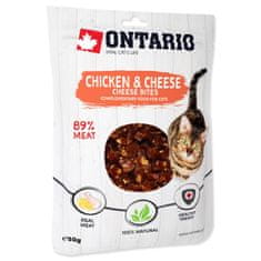 Ontario Pochoutka kuře se sýrem, kousky 50g