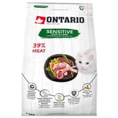 Ontario Krmivo Cat Sensitive/Derma 2kg