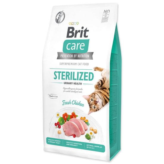 Brit Krmivo Care Cat Grain-Free Sterilized Urinary Health 7kg