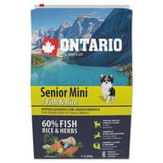 Ontario Krmivo Senior Mini Fish & Rice 2,25kg
