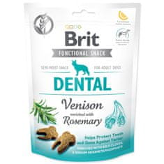 Brit Pochoutka Care Dog Functional Snack Dental zvěřina 150g