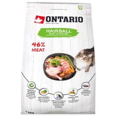 Ontario Krmivo Cat Hairball 2kg