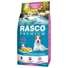 RASCO Krmivo Premium Adult Mini kuře s rýží 1kg