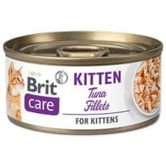 Brit Konzerva Care Cat Kitten tuňák, filety 70g