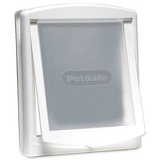 PetSafe Dvířka plastová s transparentním flapem bílá, výřez 37x31,4cm