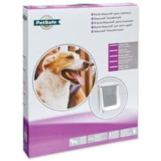 PetSafe Dvířka plastová s transparentním flapem bílá, výřez 37x31,4cm