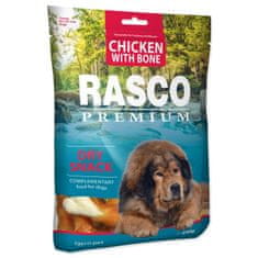 RASCO Pochoutka Premium kuřecím obalené kosti 230g