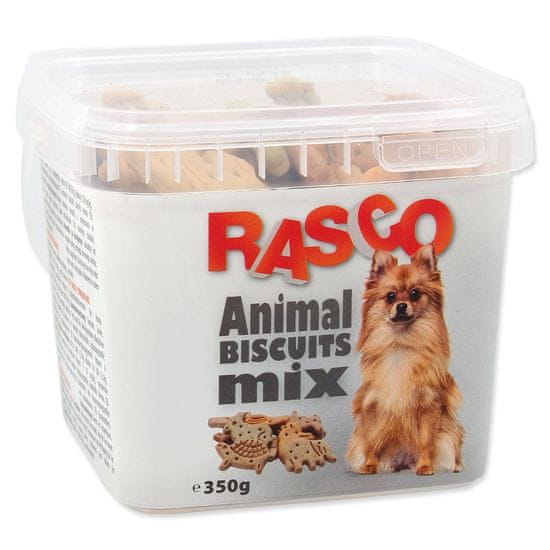 RASCO Pochoutka sušenky zvířatka mix 5cm 350g