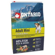 Ontario Krmivo Adult Mini Fish & Rice 2,25kg