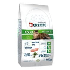 Ontario Krmivo Adult Castrate 0,4kg