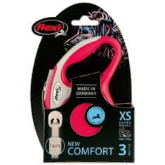 Flexi Vodítko New Comfort páska XS červené 3m