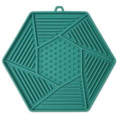 EPIC PET Podložka lízací Lick&Snack hexagon světle zelený 17x15cm
