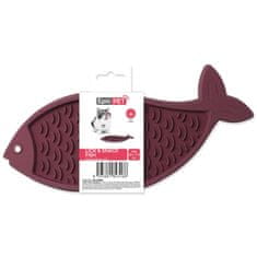 EPIC PET Podložka lízací Lick&Snack ryba pastelová fialová 28x11,5cm