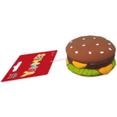 Dog Fantasy Hračka Latex hamburger se zvukem 8cm