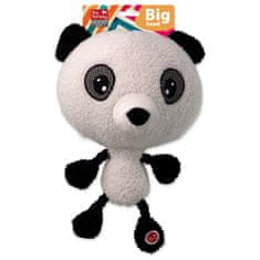 Dog Fantasy Hračka Big head panda plyšová pískací 30cm