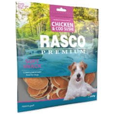 RASCO Pochoutka Premium kuře a treska, sushi 500g