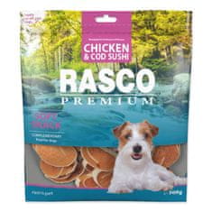 RASCO Pochoutka Premium kuře a treska, sushi 500g