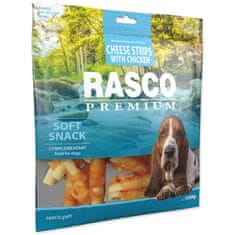RASCO Pochoutka Premium kuřecím obalené sýrové proužky 500g
