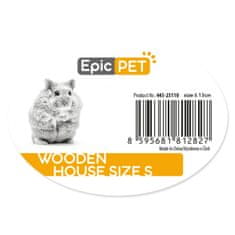 EPIC PET Domeček dřevěný S 13cm